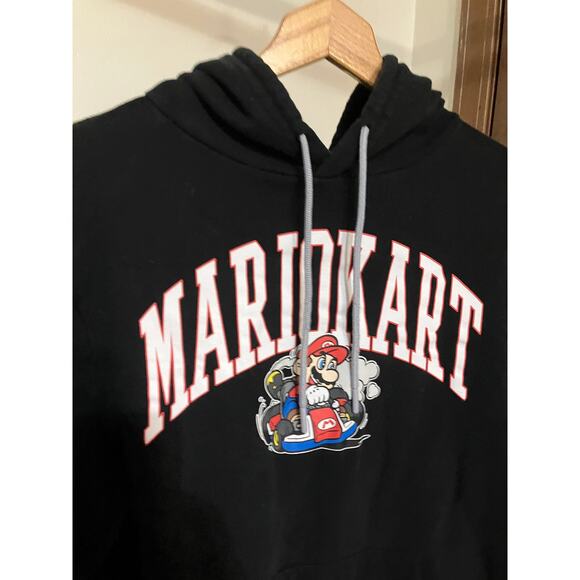 Mario Kart Men’s Size Large Black Hoodie Cotton Blend Nintendo - Picture 2 of 10